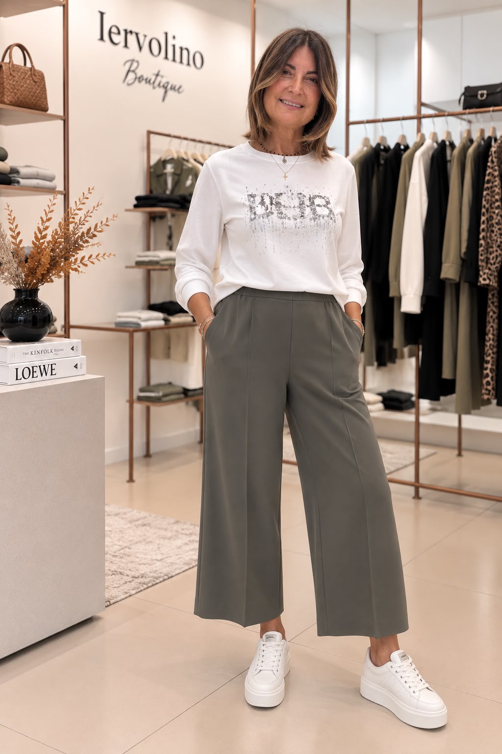M6FA17 PANTALONE CYPRESS MEIMEIJ