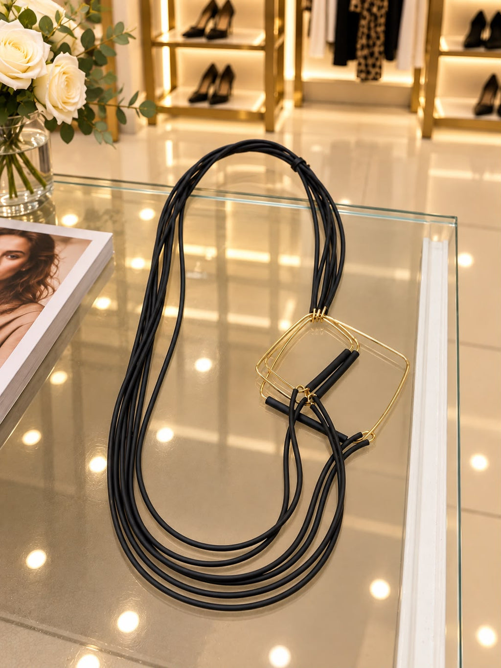 COLLANA LIA LIVIANA CONTI 100 PVC +100 OTTONE CW=PVC