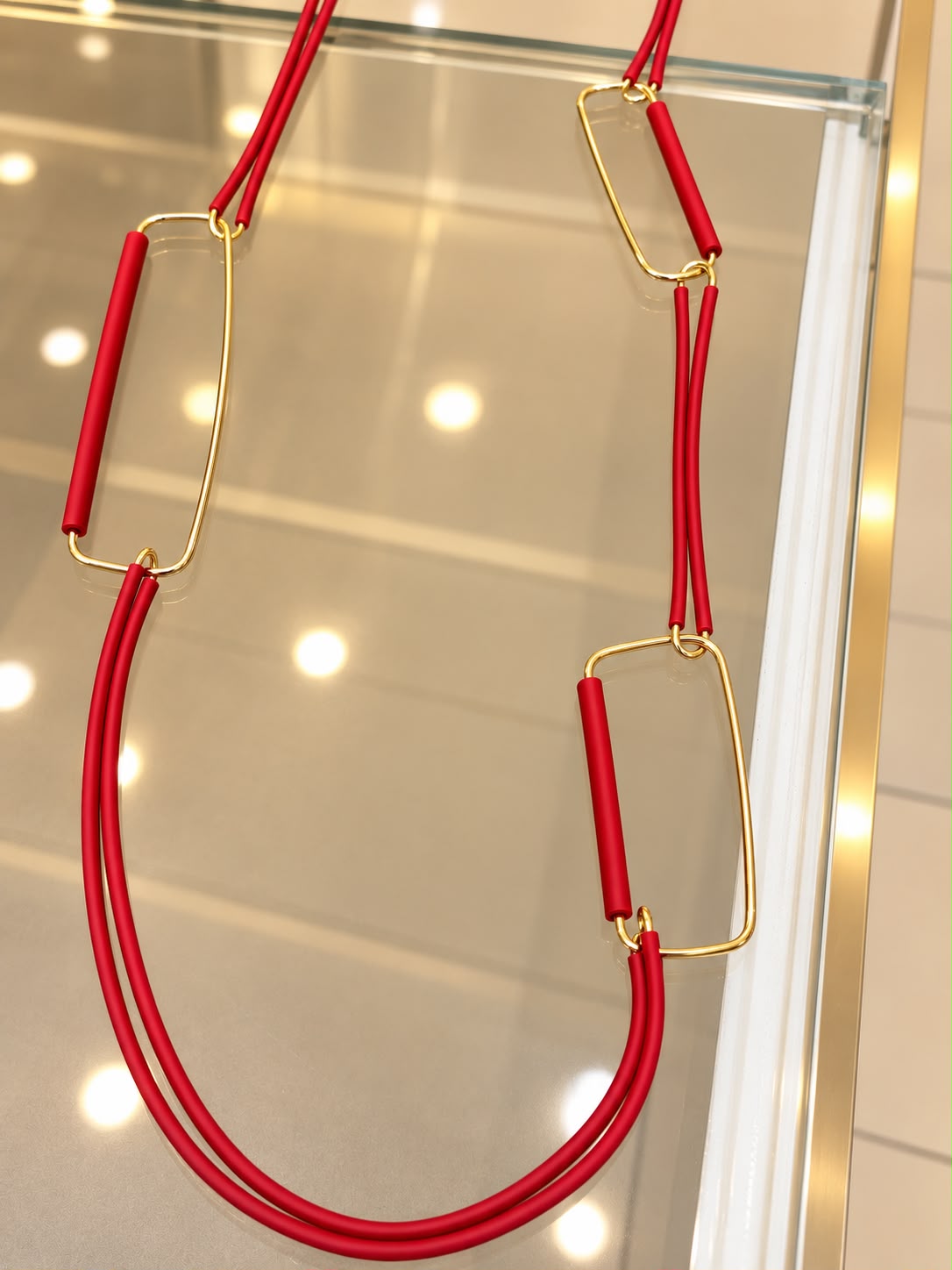 COLLANA LUNGA CLIO LIVIANA CONTI 100 PVC +100 OTTONE CW=PVC