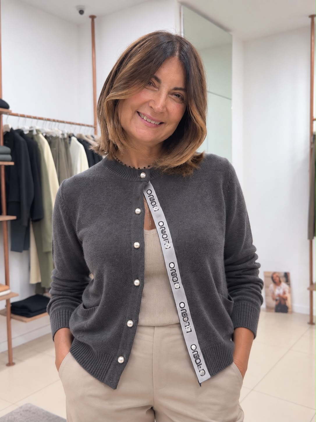MAGLIA APERTA M/L LIUJO