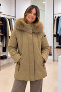 SURFLEX WINTER LON PIUINO LUNGO COLLO PELLICCIA RRD