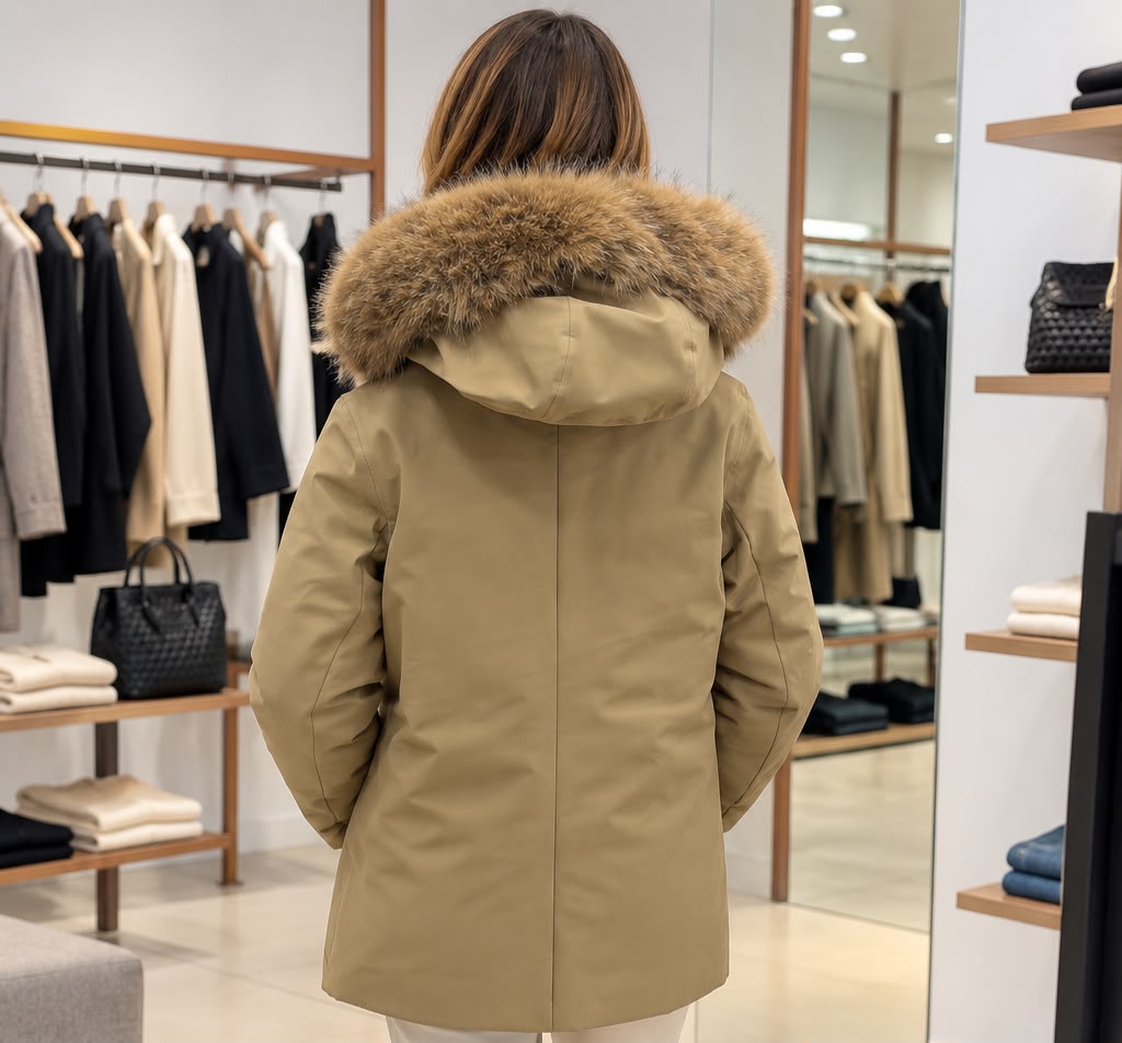 SURFLEX WINTER LON PIUINO LUNGO COLLO PELLICCIA RRD