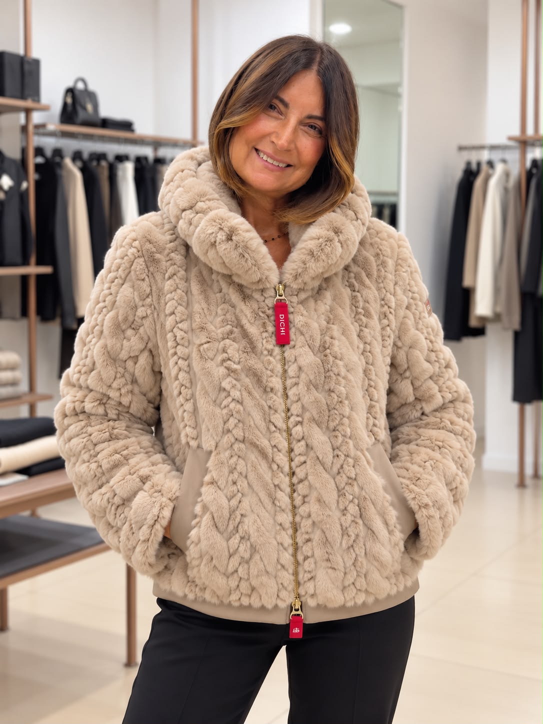 MAIMA PIUMINO CON LE TRECCE DICHI